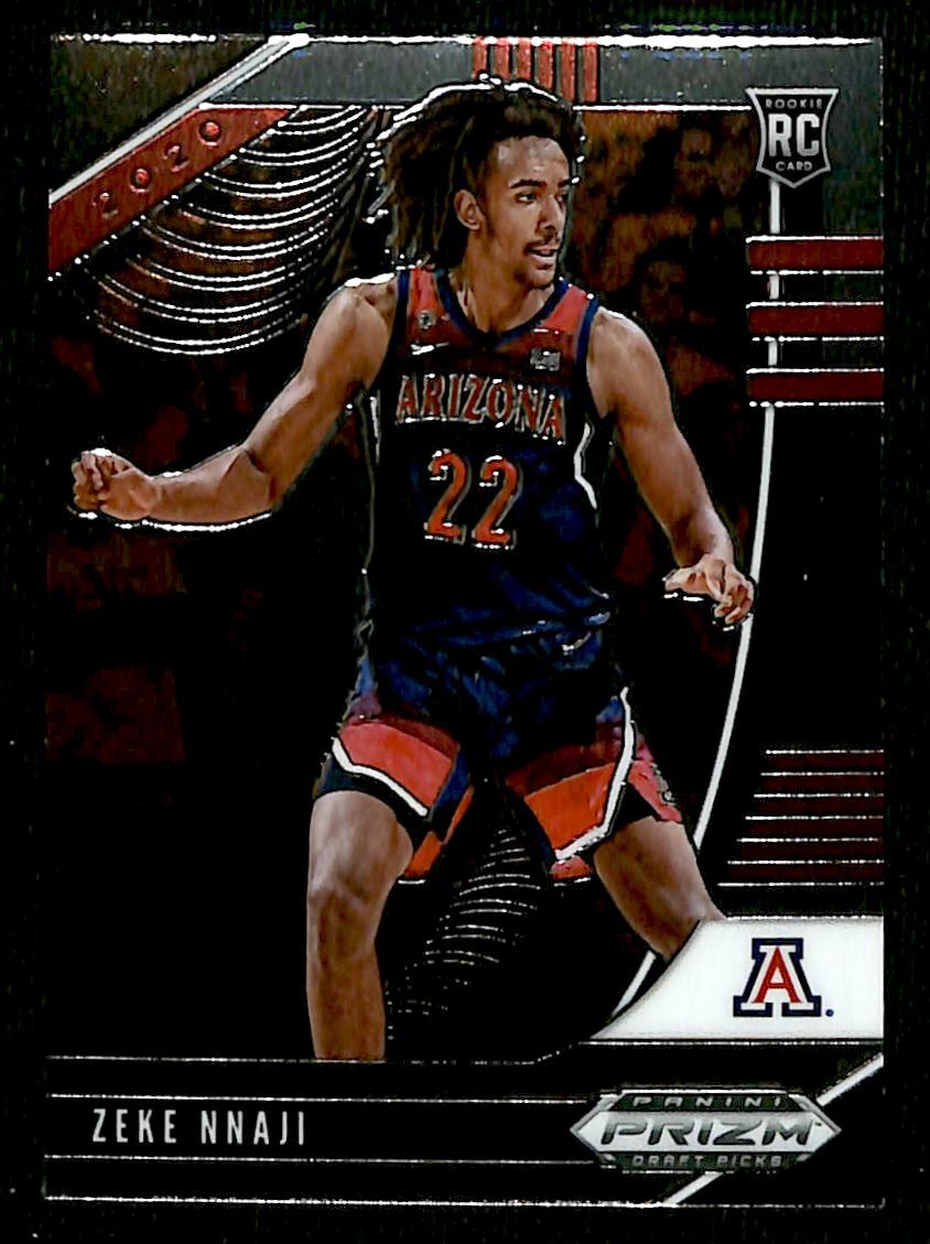 2020-21 Panini Prizm Draft Picks Zeke Nnaji Rookie Arizona