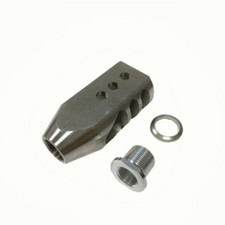 Ruger P.C 1/2x28 TPI Thread Compensator Muzzle Brake Stainless Steel For 9mm