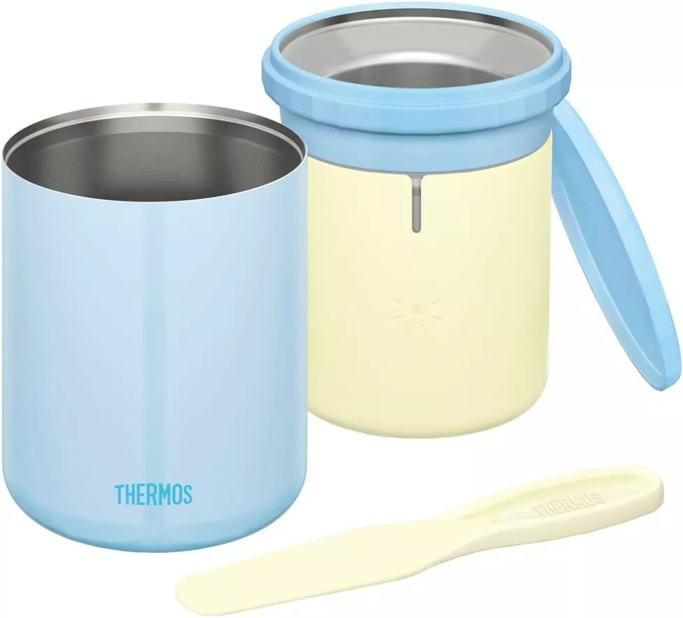 Thermos Vacuum Insulated Ice Cream Maker 200ml Ramune KDA-200 RN Stainless  New