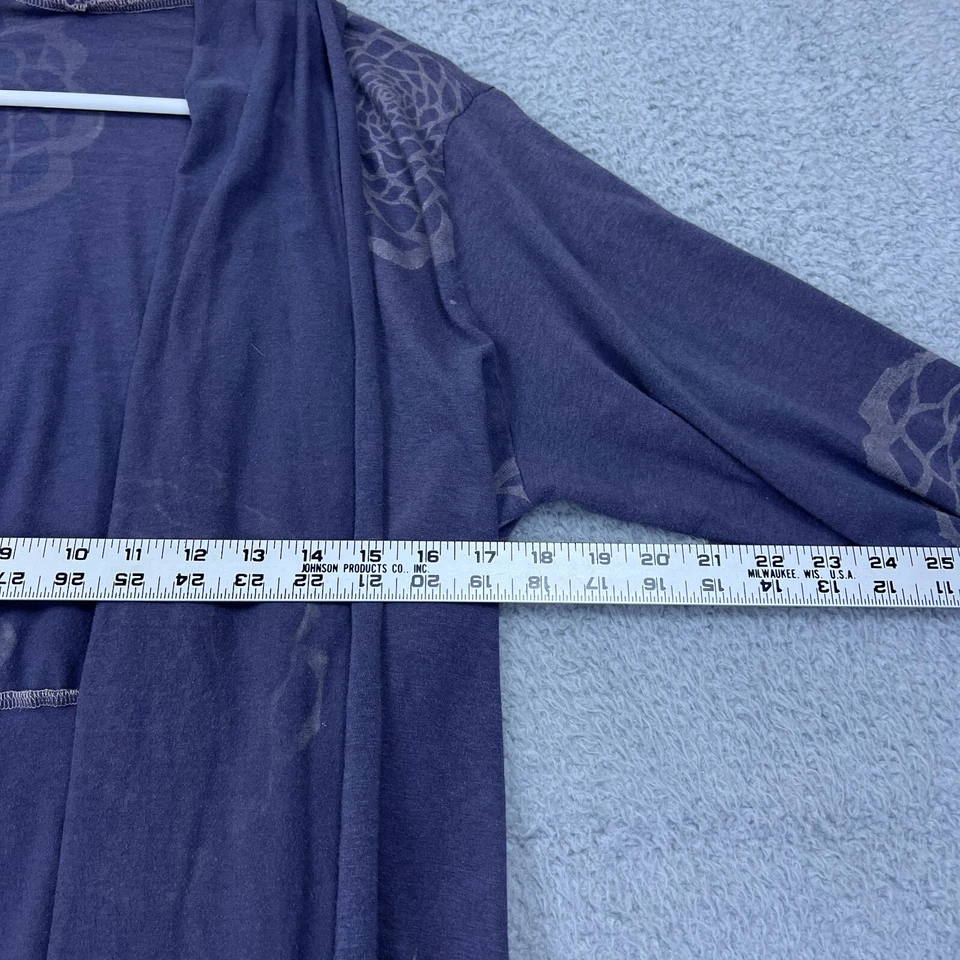 Кардиган Jenny Threads L богемный ручной работы носимый цветочный художественный кокон упаковка - Изображение 4 из 4