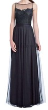 Bill Levkoff Formal Bridesmaid Party Gown Dress 1177 Black Size 10 Worn Twice