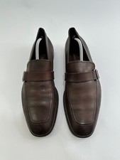 Prada Brown Leather Slip on Loafers Size 8UK  9 US  42