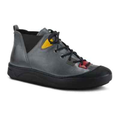 Spring Step Cherly Chukka Women's EURO 36 Charcoal Leather Ankle Boots KHD972