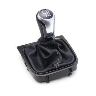 VW Leder Schaltknauf R line Aluminium Golf 5 6 Scirocco Jetta Eos Knauf Hebel