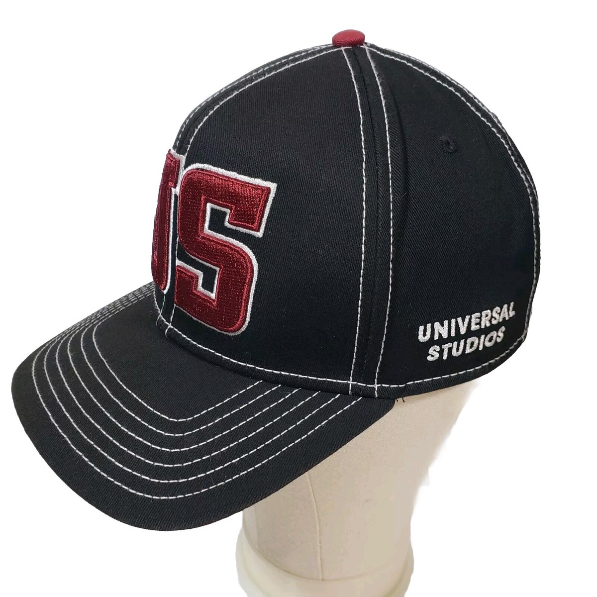 Universal Studios Snapback Baseball Hat Red US Logo Black  display picture 1