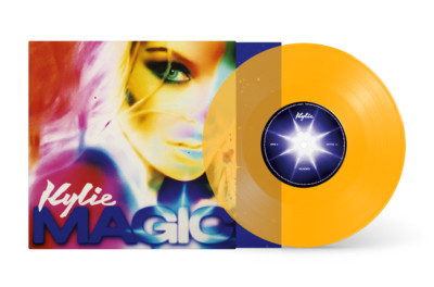 KYLIE MINOGUE MAGIC TRANSPARENT YELLOW VINYL 7 LP LIMITED EDITION