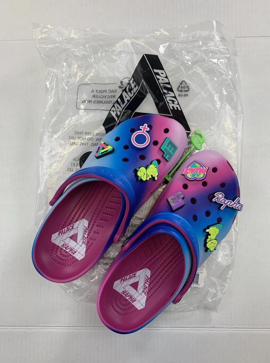 New RAPHA x Palace x Crocs EF Education First Size 9