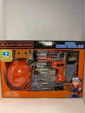 Black  Decker Junior Kids Tool Set-Mega Tool Set 42 Pc. Tools  Accessories