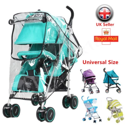 Waterproof Universal Rain Cover Raincover for Baby Pushchair Stroller Pram Buggy