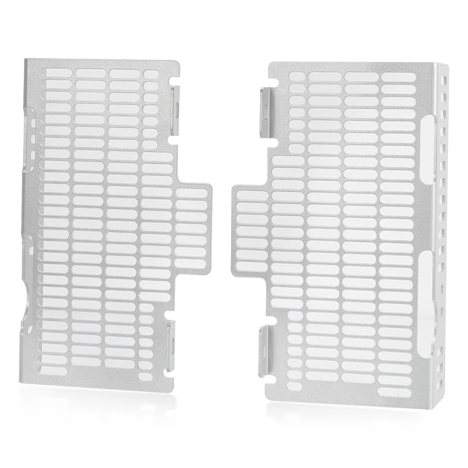 For Honda CR250R CR125R radiator guard aluminium 2002-2003-2004 Easy Fit Silver - Image 2 of 4