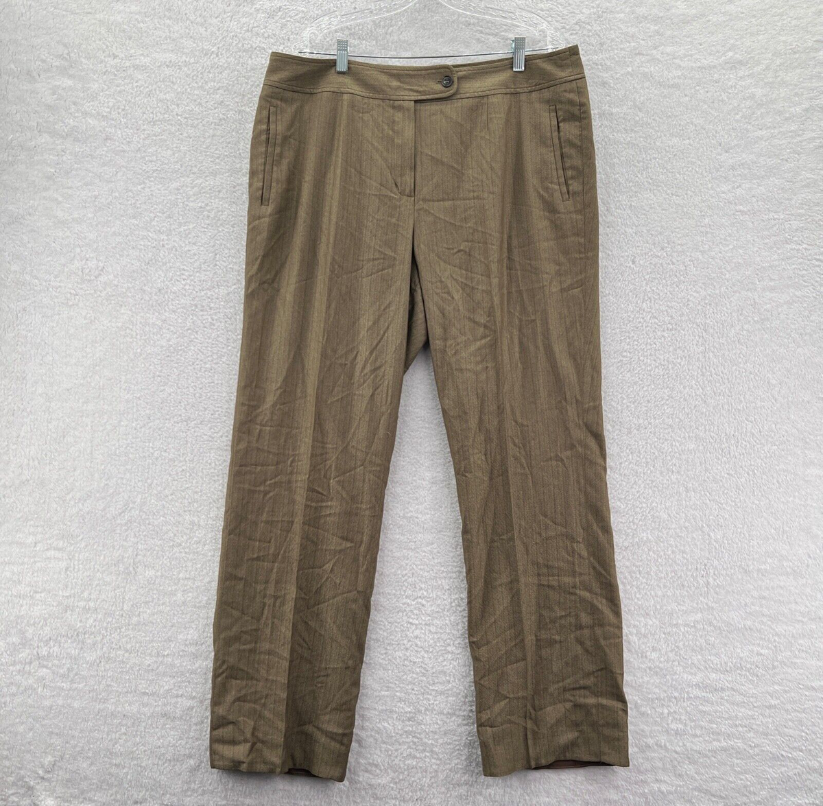 Jones New York Dress Pants Womens 16 Gold 38x31 Yellow Professional Work Slacks Jones New York Dress Pants Womens 16 Gold 38x31 Yellow Professional Work Slacks