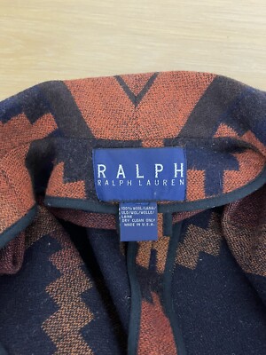 Ralph Lauren Southwestern Blazer Jacket Native Coat RRL Polo
