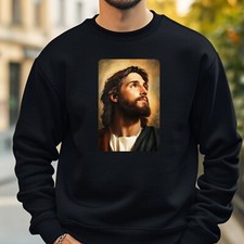 Jesus Portrait Sweatshirt Cosy and Perfect for Any Occasion S to 4XL