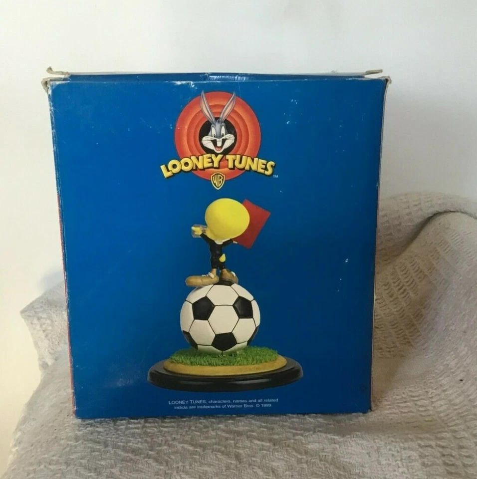 LOONEY TUNES SPORTING TWEETY FIGURINE EN RESINE EN BOITE D'ORIGINE ULTRA RARE !  - Photo 3/4
