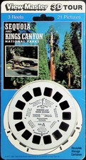 SEQUOIA  KINGS CANYON NATIONAL PARKS CA 3d View-Master 3 Reel Packet NEW SEALED