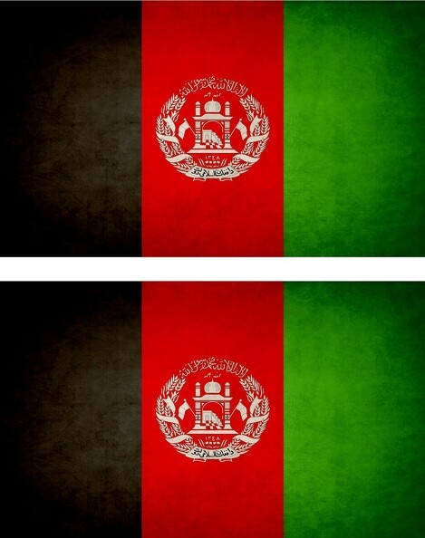 2x Sticker adesivi adesivo bandiera vintage auto moto AFG Afghanistan