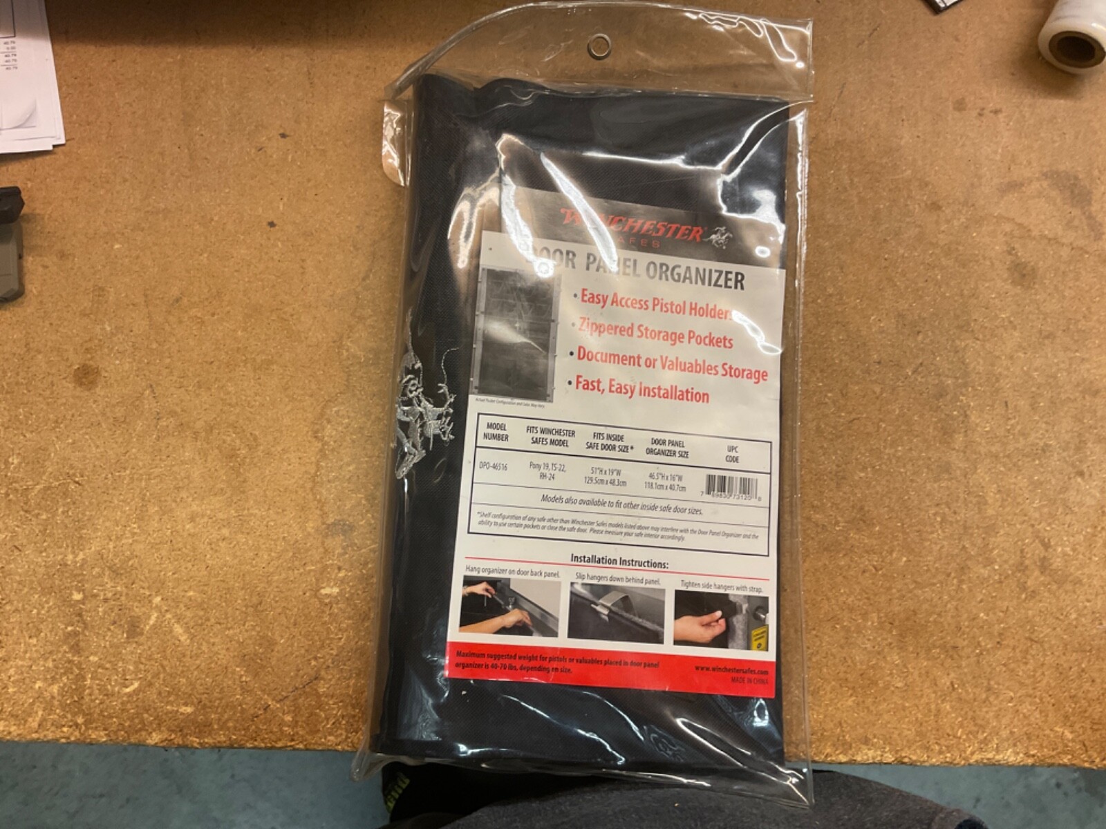 Winchester Safes Large Door Panel Organizer DPO46516 46.5”Hx16”W eBay