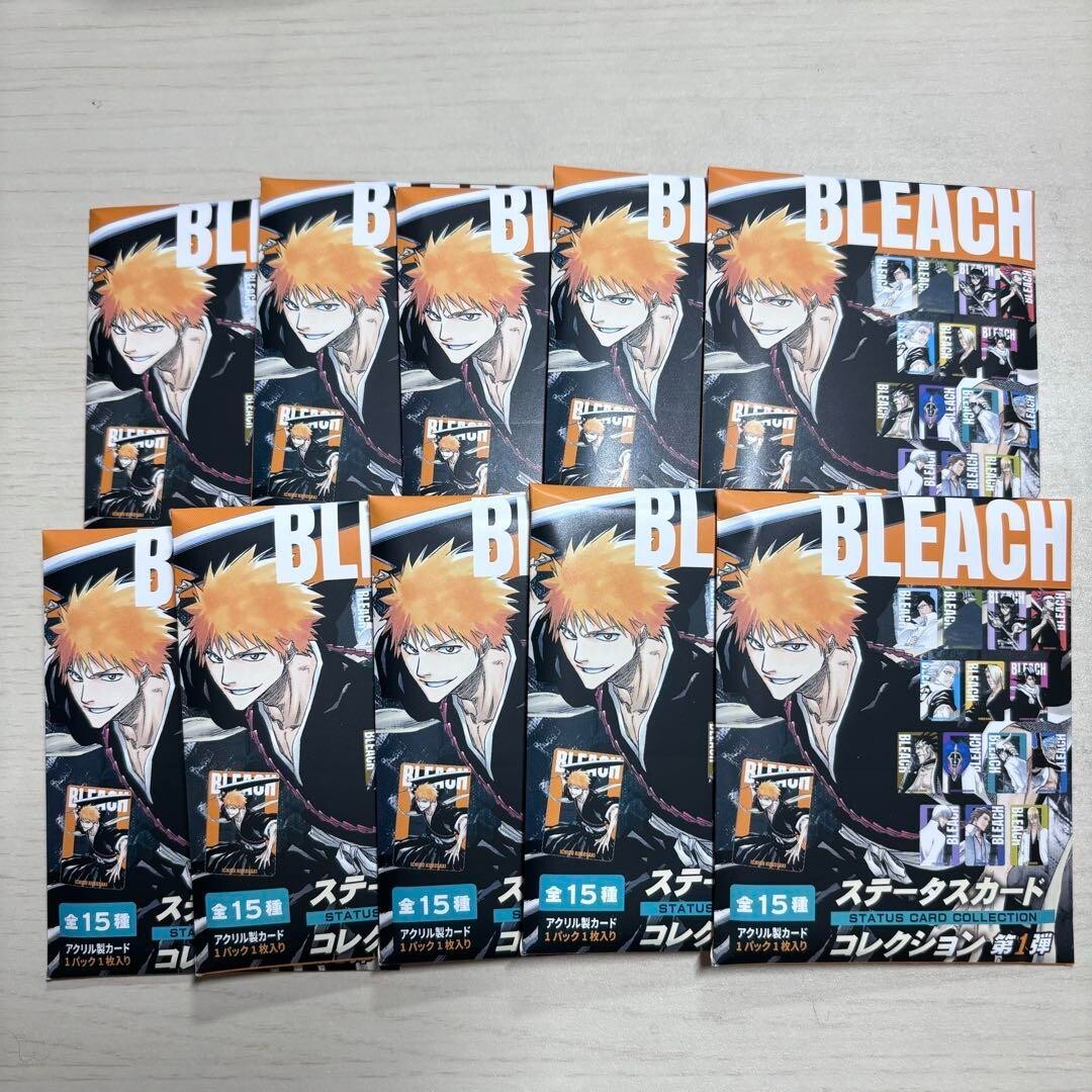 ブリーチ bleach ステータスカードコレクション 未開封　10個 Bleach Status Card Collection 10-Piece Set Brand New From