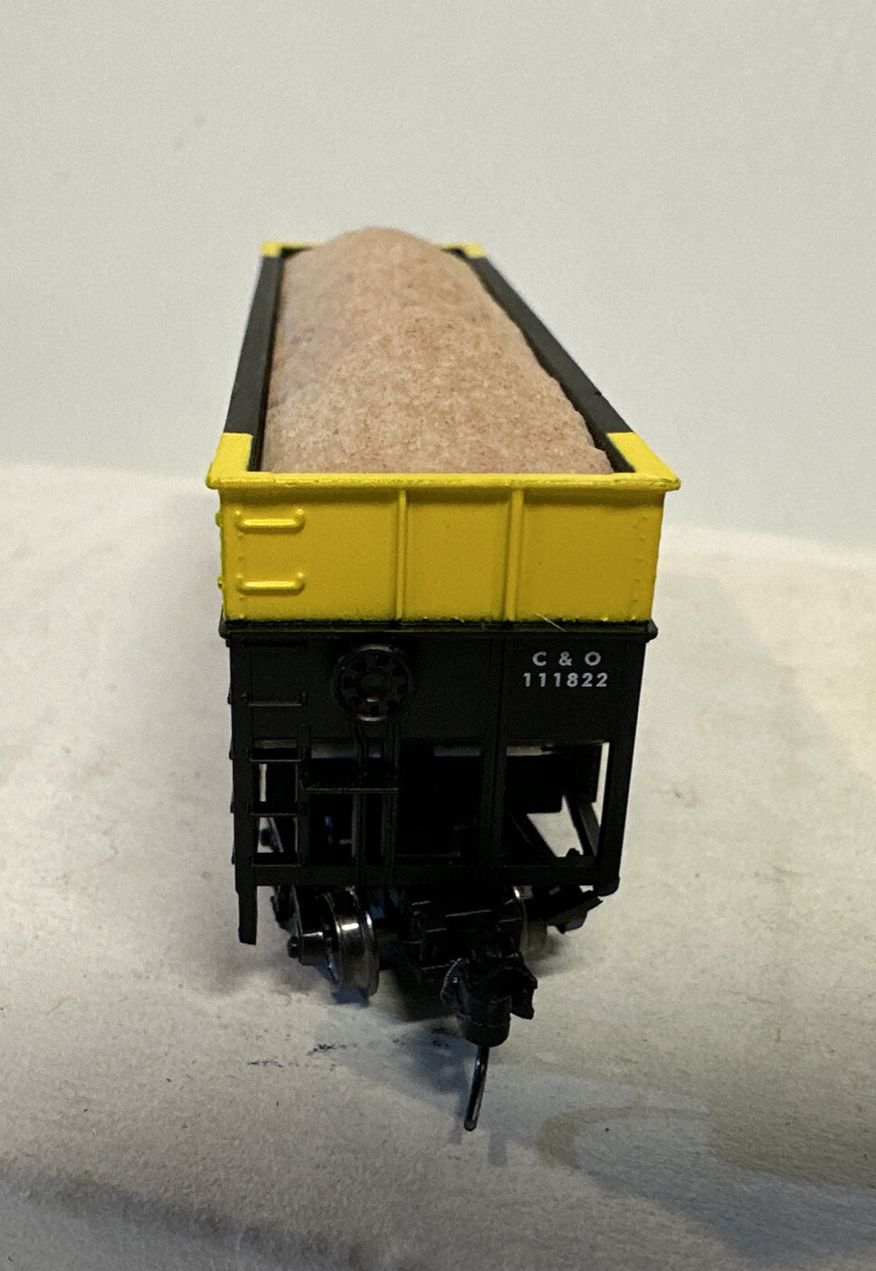 Athearn N Scale C&O Chesapeake & Ohio 40' Wood Chip Hopper Car Set 4