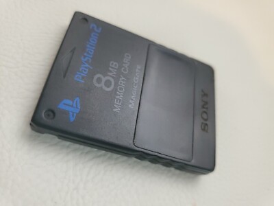 Black Sony Playstation PS2 Original OEM MagicGate 8mb
