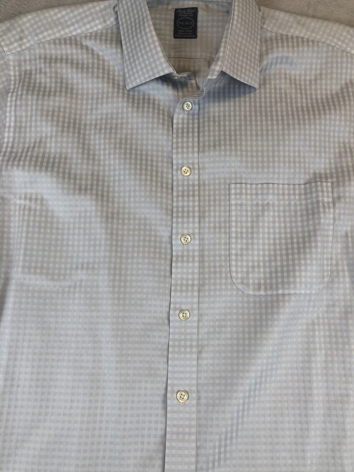 Полосатая мужская сорочка Pronto Uomo размер L (16) 34/35 серая - Изображение 3 из 4