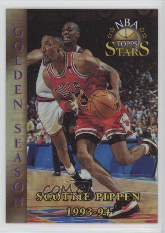 1996 Topps Stars Finest Refractor Scottie Pippen #86 HOF | eBay