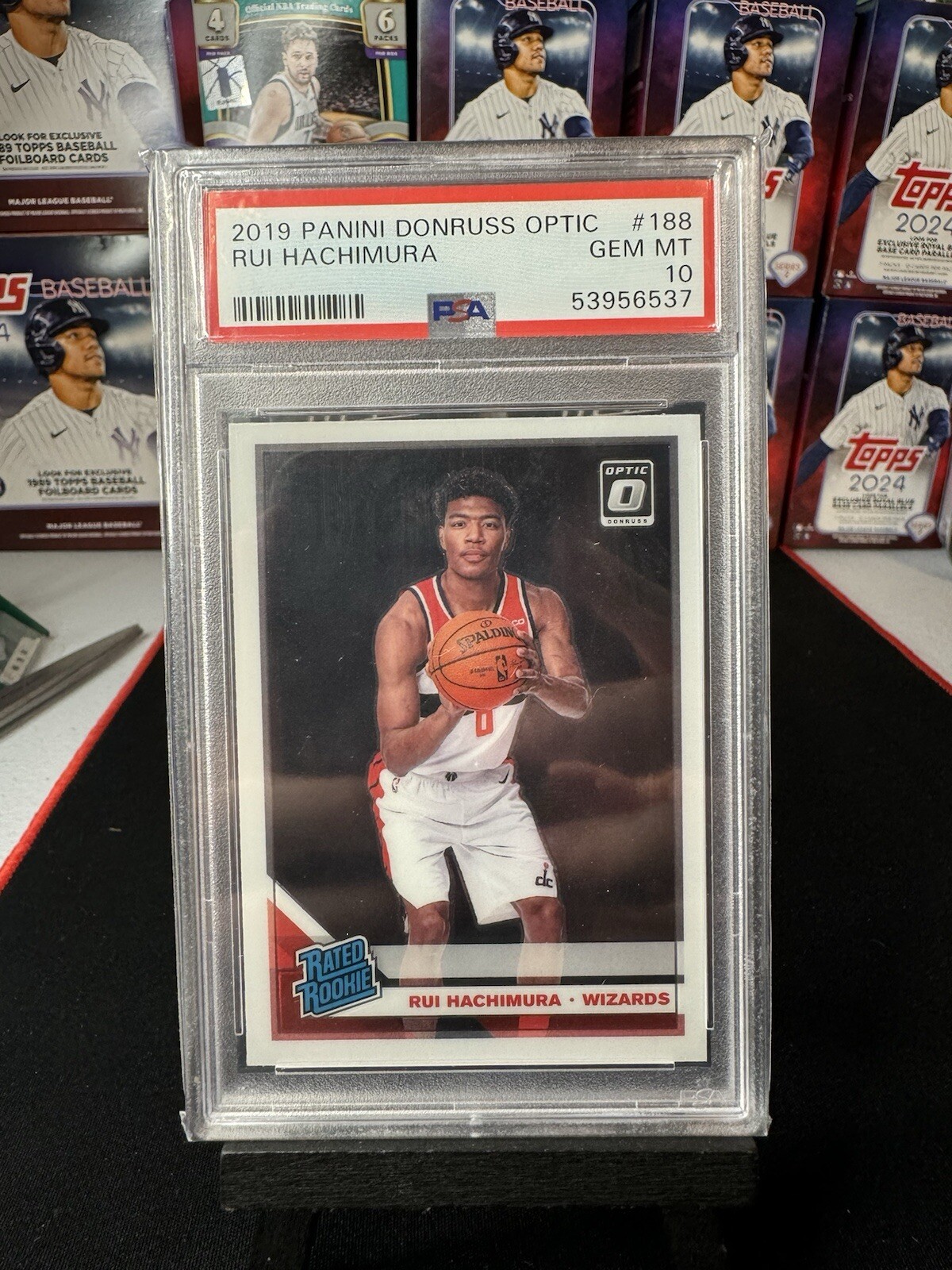 2019-20 Panini Donruss Optic - Rated Rookie Choice Prizm #188 Rui Hachimura (RC)