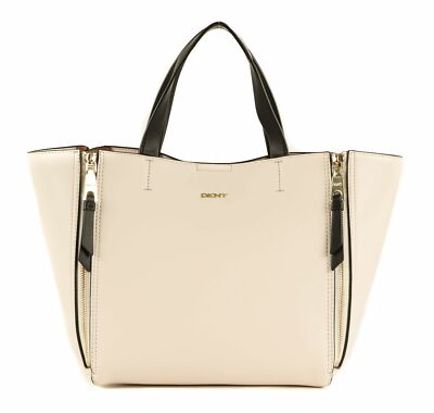 DKNY Zoey EW Tote Shopper Tasche Ivory Multi Weiß