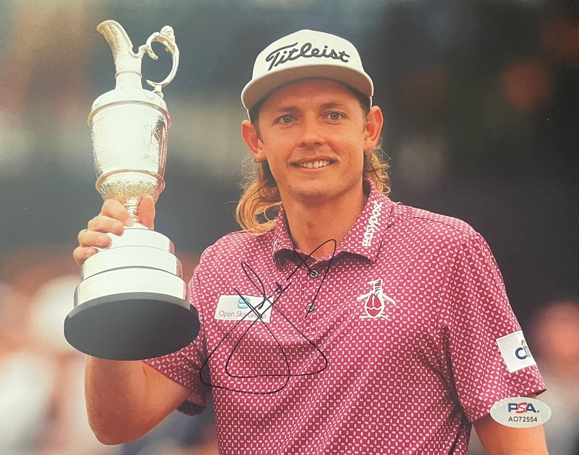 Cameron Smith Autographed Signed CAM 8x10 PHOTO COA PSA/DNA THE BRITISH OPEN 1 