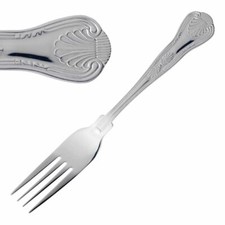 Olympia Kings Table Fork in Silver Made of 18 / 0 Stainless Steel