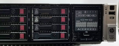 HP DL380p Gen 8 Server / 2x Xeon E5-2690 v2 @3.00GHz/ 192GB RAM/ 6.9 TB HDD - Picture 4 of 18