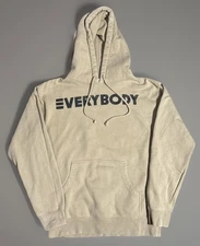 Logic Rapper Hoodie Mens S Beige Sweatshirt Everybody 2017 Rap Tour Concert