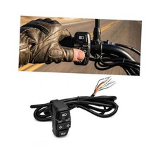 Motorcycle Head Light Turn Switch, 3-in-1 Scooter Handlebar Head Turn Signal