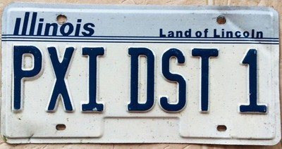 Illinois license plate - Vanity - PXI DST 1 - Pixie Dust Magical Magic