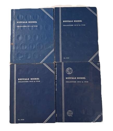 Lot Of 4 EMPTY Coin Collecting Folders NO COINS Fast Shipping Lot 47