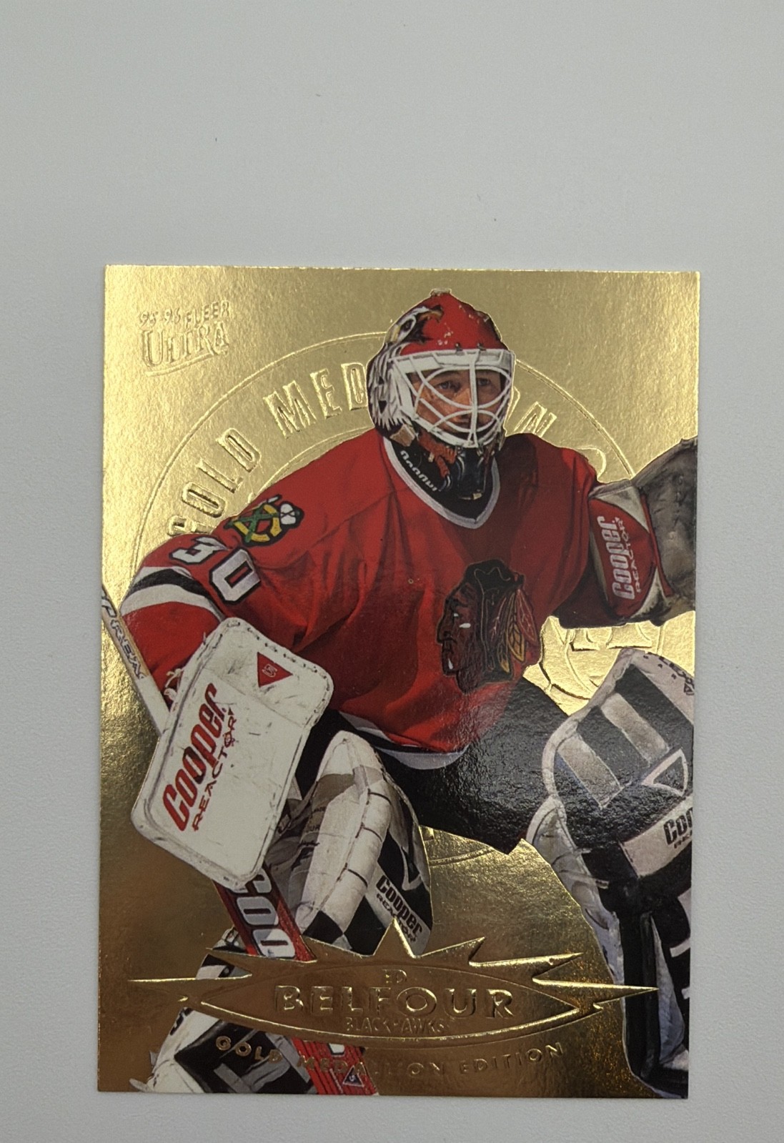 1995-96 Fleer Ultra - Ed Belfour #30 Gold Medallion Edition