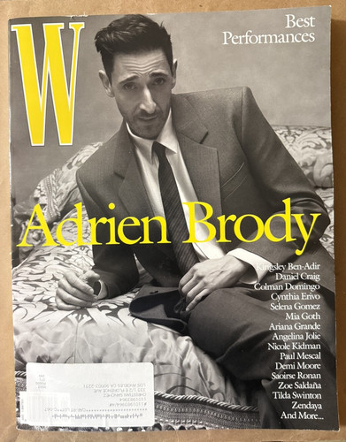 W Magazine Volume 1 2025 Adrien Brody Best Performances Mert + Marcus - Imagen 1 de 4
