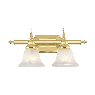Used Livex Lighting 1282-02 French Regency - 2 Light Bath Vanity in Traditional