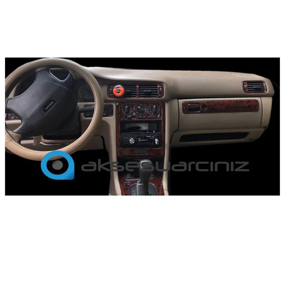 Volvo S 70/V 70 1997-1999 piezas 13 Fit Interior Tablero Cubierta Kit Madera Foto 3 de 4