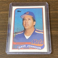 1989 Topps - Team Checklist Davey Johnson #684 New York Mets
