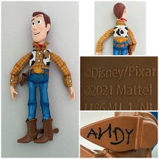 Disney Pixar 2021 Mattel Toy Story Woody Pull String Doll 12" Tested