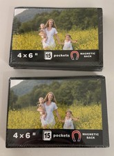 Sooyee 30 Pack Magnet Photo Frame Refrigerator 4X6,Magnetic Picture Holder, Magn