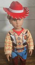 Hat, Cowboy/Cowgirl Hat, Western, Red     Toy Story Hat for 18" Dolls