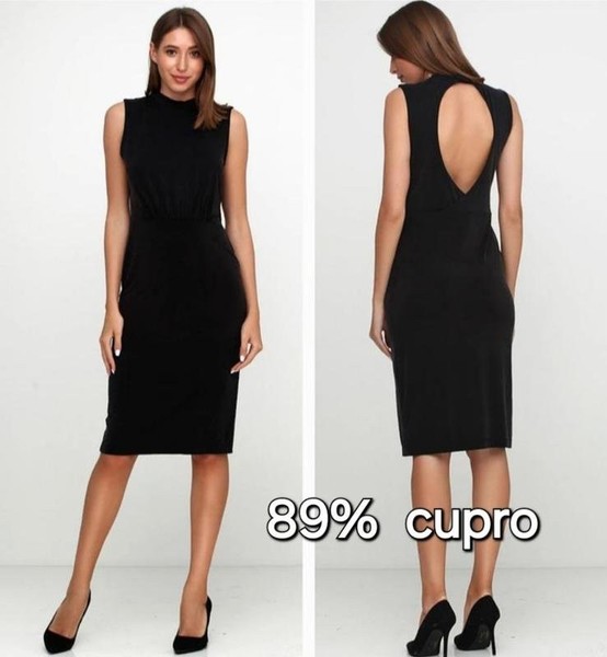 Women & Other Stories Dress Black Cupro 36 / S /