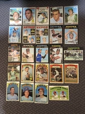 MLB Cards Topps 1970s VG/EX, 1 Jersey Card, Lot Of 50