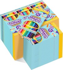 1152 Count Colored Pencils Bulk, 96 Packs Colored Pencils for Kids 12 Colors