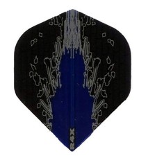 R4X High Impact Black Blue Standard Dart Flights