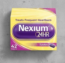 Nexium 24HR Delayed Release Heartburn Relief - 42 Tablets, 7/26 Rare Discontin
