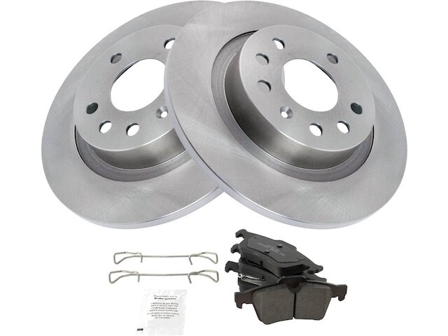 Rear Brake Pad and Rotor Kit For 03 Saab 93 Arc Vector Linear VS66Q1