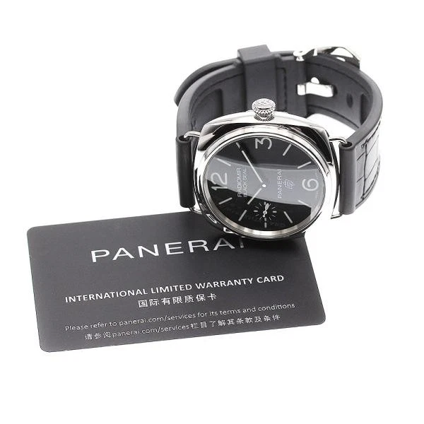 Panerai — Officine Panerai Radiomir Black Seal PAM00754 45mm SS Black Dial Watch #C12614